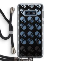 Musketon Skulls: Samsung Galaxy S10e Transparant Hoesje met koord