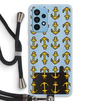 Musketon Anchor: Samsung Galaxy A52 Transparant Hoesje met koord