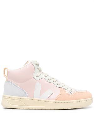 VEJA baskets V-15 en cuir - Rose