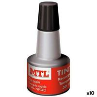 Navulinkt MTL Zwart 30 ml (10 Stuks)