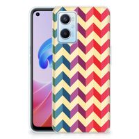 OPPO A96 | OPPO A76 TPU bumper Zigzag Multi Color