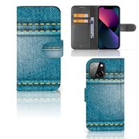 iPhone 13 Mini | Wallet Case | met Pasjes | Jeans