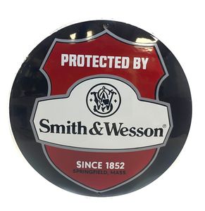 Smith & Wesson Emaille Bord - 35 cm ø