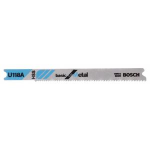 Bosch Accessories 2608631511 Decoupeerzaagblad U 118 A, Basic for Metal 3 stuk(s)