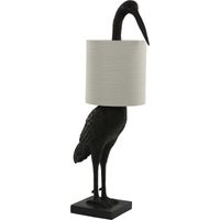 Tafellamp Birdy 77cm hoog zwart - thumbnail