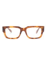 Giorgio Armani lunettes de vue à monture rectangulaire - Marron