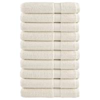 VidaXL Saunadoeken solund 10 st 600 g/m² 80x200 cm crèmekleurig