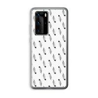 Pluimen: Huawei P40 Pro Transparant Hoesje