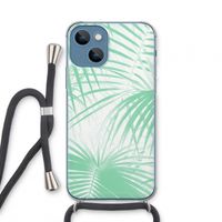 Palmbladeren: iPhone 13 mini Transparant Hoesje met koord Palmbladeren: iPhone 13 mini Transparant Hoesje met koord