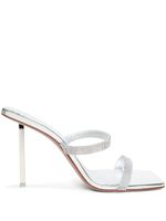 Amina Muaddi sandales Rih Slipper 95 mm - Argent - thumbnail