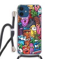 Vexx Mixtape: iPhone 12 Transparant Hoesje met koord