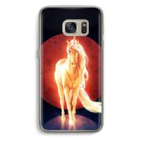 Last Unicorn: Samsung Galaxy S7 Transparant Hoesje