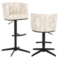 Bar/counter stoel Cheyenne draai beige