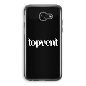 Topvent Zwart: Samsung Galaxy A5 (2017) Transparant Hoesje