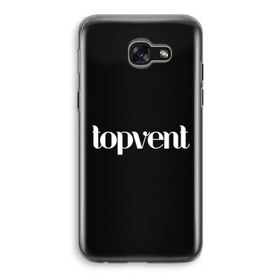 Topvent Zwart: Samsung Galaxy A5 (2017) Transparant Hoesje