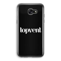 Topvent Zwart: Samsung Galaxy A5 (2017) Transparant Hoesje Topvent Zwart: Samsung Galaxy A5 (2017) Transparant Hoesje