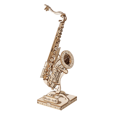 Robotime 3D Houten Puzzel Muziekinstrument Saxophone