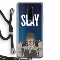 Slay All Day: OnePlus 7 Pro Transparant Hoesje met koord
