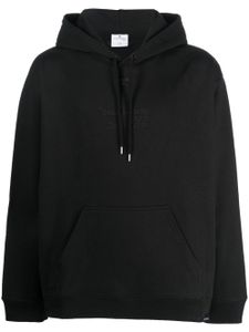 Courrèges hoodie à logo brodé - Noir