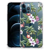 iPhone 12 | 12 Pro Case Anti-shock Flamingo Palms