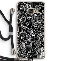Vexx Black City : Samsung Galaxy A3 (2016) Transparant Hoesje met koord