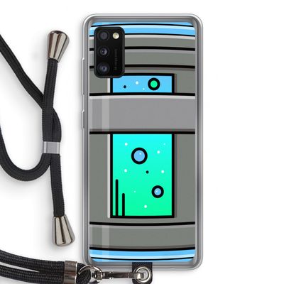 Chug Bottle: Samsung Galaxy A41 Transparant Hoesje met koord
