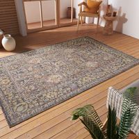 Buitenkleed Luxor - 80x200cm - Grijs Vintage Vloerkleed - 123vloerkleed.nl is de online webshop voor vloerkleden en woonaccessoires. - thumbnail