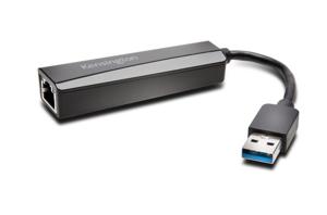 Kensington UA0000E USB 3.0 Ethernet-adapter Zwart