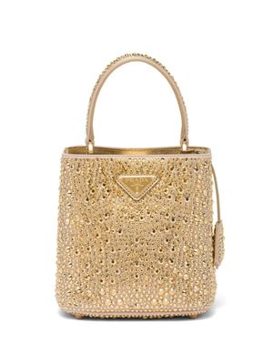Prada petit sac à main Panier à ornements en cristal
