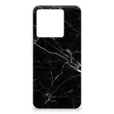 Xiaomi 13T | TPU | Siliconen hoesje | Marmer Zwart - Origineel Cadeau Vader