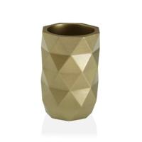 Tandenborstelhouder Versa DIAMOND Geel Hars (7,4 x 10,6 x 7,4 cm)