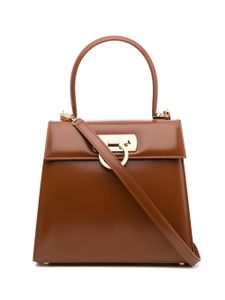 Ferragamo grand sac cabas Iconic - Marron