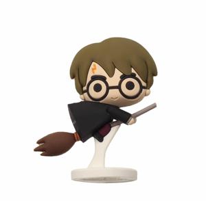 Harry Potter: Rubber Mini Figure - Harry With Black Cape On Nimbus