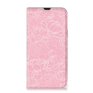 iPhone 13 Pro Max Smart Cover White Flowers