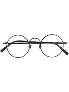 Matsuda lunettes de vue rondes à logo gravé - Noir