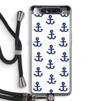 Ankers: Samsung Galaxy A80 Transparant Hoesje met koord Ankers: Samsung Galaxy A80 Transparant Hoesje met koord