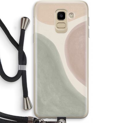Geo #6: Samsung Galaxy J6 (2018) Transparant Hoesje met koord