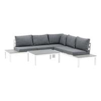 Nest outdoor Axel 2 delige tuin loungeset grijs - met zitkussens