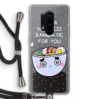 I'm A Hopeless Ramen-Tic For You: OnePlus 8 Pro Transparant Hoesje met koord