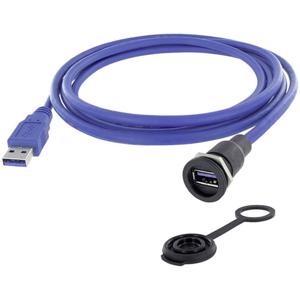 USB 3.0 type A Chassisbus, inbouw M16 1310-1015-04 encitech 1 stuk(s)