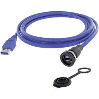 USB 3.0 type A Chassisbus, inbouw M16 1310-1015-04 encitech 1 stuk(s) - thumbnail