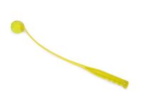 Beeztees fetch tennis ball launcher - hondenspeelgoed - geel - 62 cm