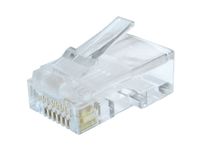 UTP connector 8-pins 8P8C (RJ45) voor CAT6, 100 stuks