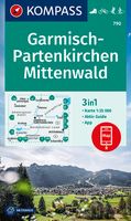 Wandelkaart 790 Garmisch-Partenkirchen , Mittenwald | Kompass