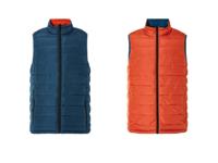 LIVERGY Heren bodywarmer (L, Blauw/oranje)