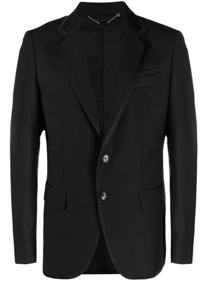 Billionaire blazer à logo brodé - Noir