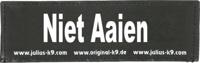 Julius-K9 label - Niet aaien