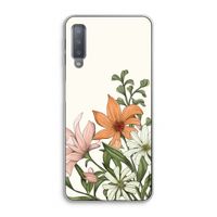 Floral bouquet: Samsung Galaxy A7 (2018) Transparant Hoesje