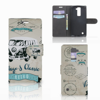 LG K10 2015 Telefoonhoesje met foto Retro VW Bus - thumbnail