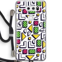 8-bit N°4: LG V30 Transparant Hoesje met koord